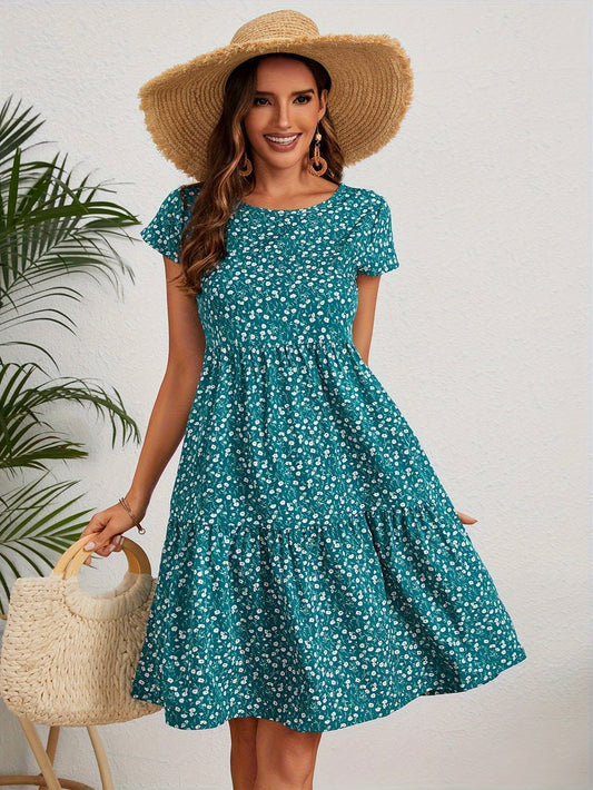 Elegante Bloemenjurk Zomerlook-1