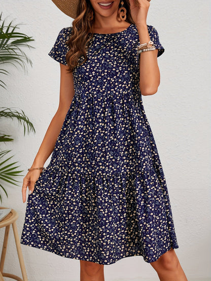 Elegante Bloemenjurk Zomerlook-4