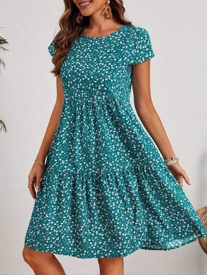 Elegante Bloemenjurk Zomerlook-2
