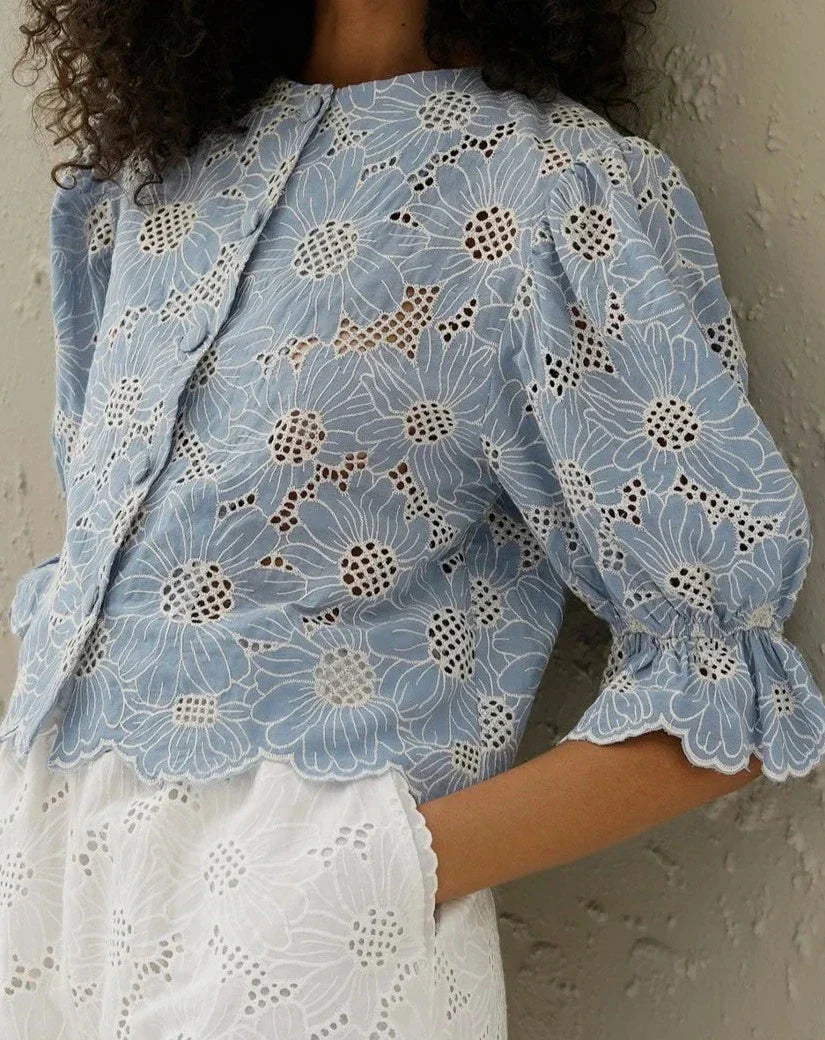 Damesblouse – Elegante stijl – Comfortabele pasvorm – Casual en formeel