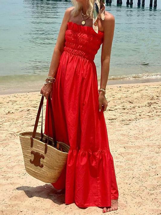 Elegante Lange Maxi Jurk Dames-1
