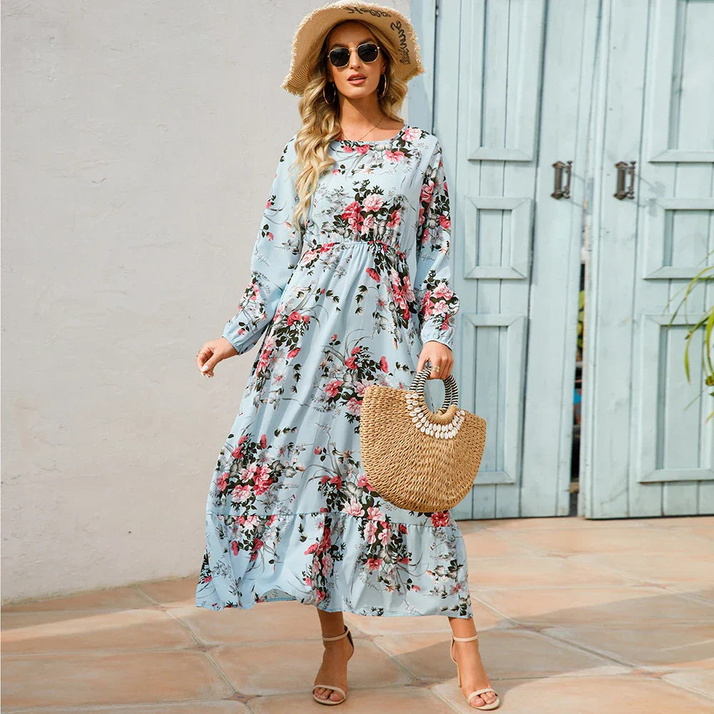 Variant image for Elegante Maxi Jurk Dames Zomer-5