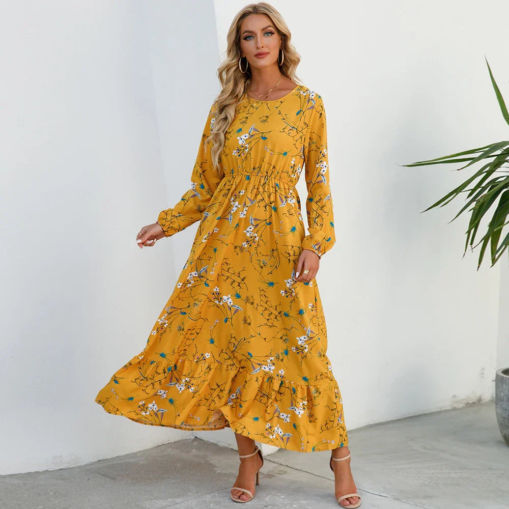 Variant image for Elegante Maxi Jurk Dames Zomer-13