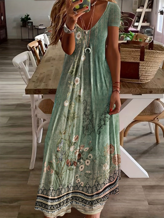 Elegante Maxi Jurk Dames Zomer-1