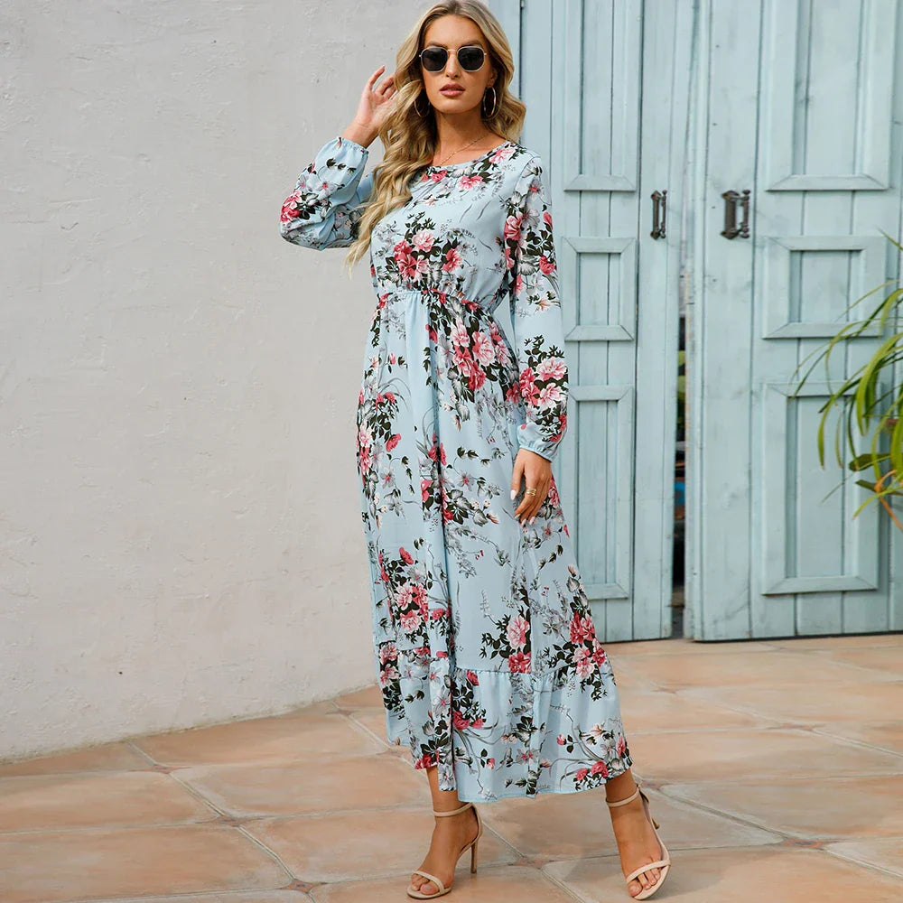 Elegante Maxi Jurk Dames Zomer-3