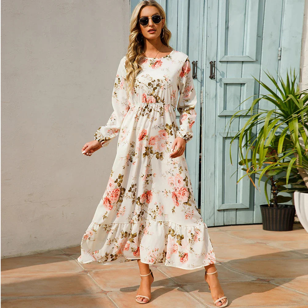 Elegante Maxi Jurk Dames Zomer-4