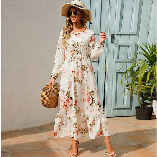 Elegante Maxi Jurk Dames Zomer-1