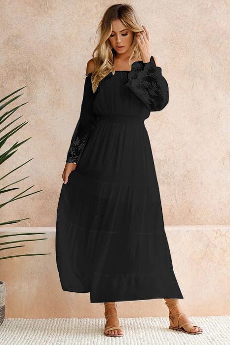 Elegante Maxi Jurk Zomer Dames-3