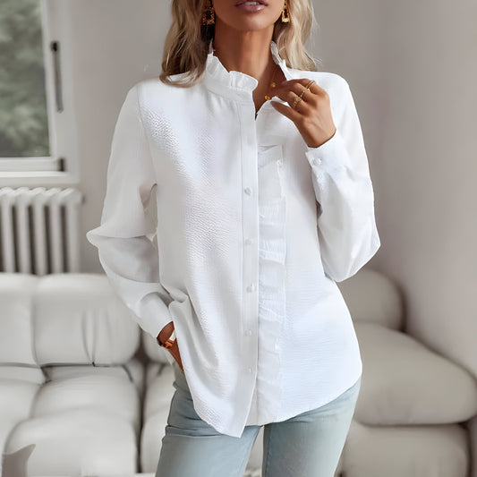 Elegante Witte Dames Blouse-1