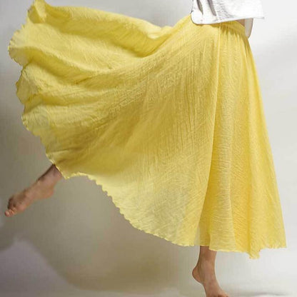 Dames Rok - Maxi Lengte - Lichtgewicht Materiaal - Elegante Pasvorm