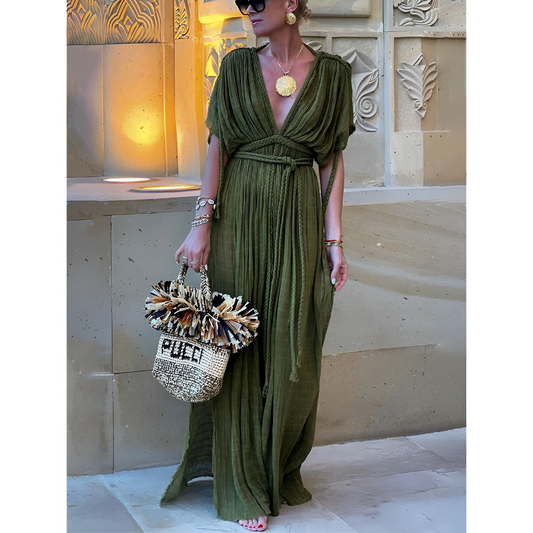 Dames Jurk - Elegant Design - Maxi Lengte - Lichtgewicht Stof