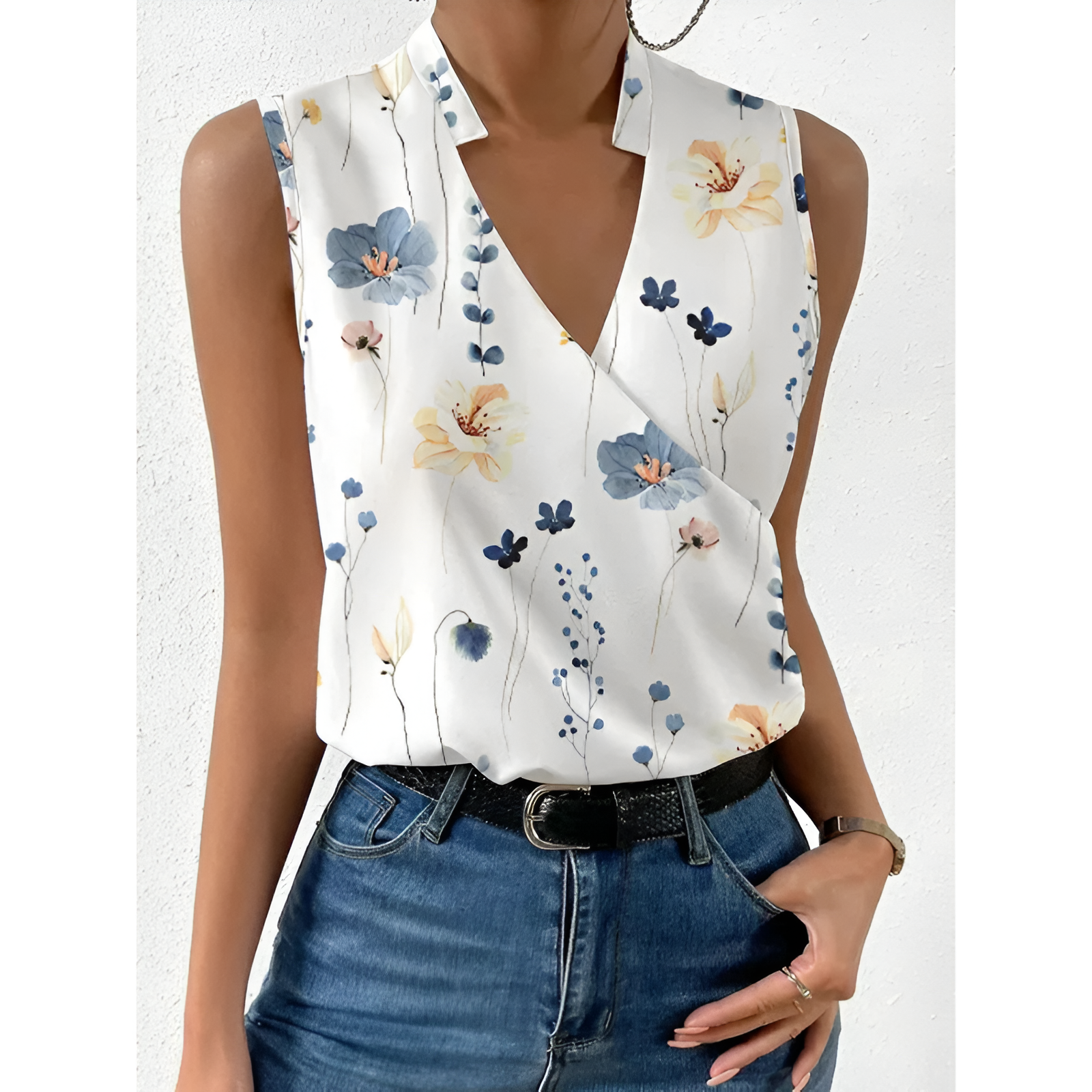 Dames Top - Mouwloos - Luchtig - Elegant