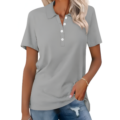 Dames Poloshirt - Tijdloos Design - Comfortabele Pasvorm - Veelzijdig Draagbaar

