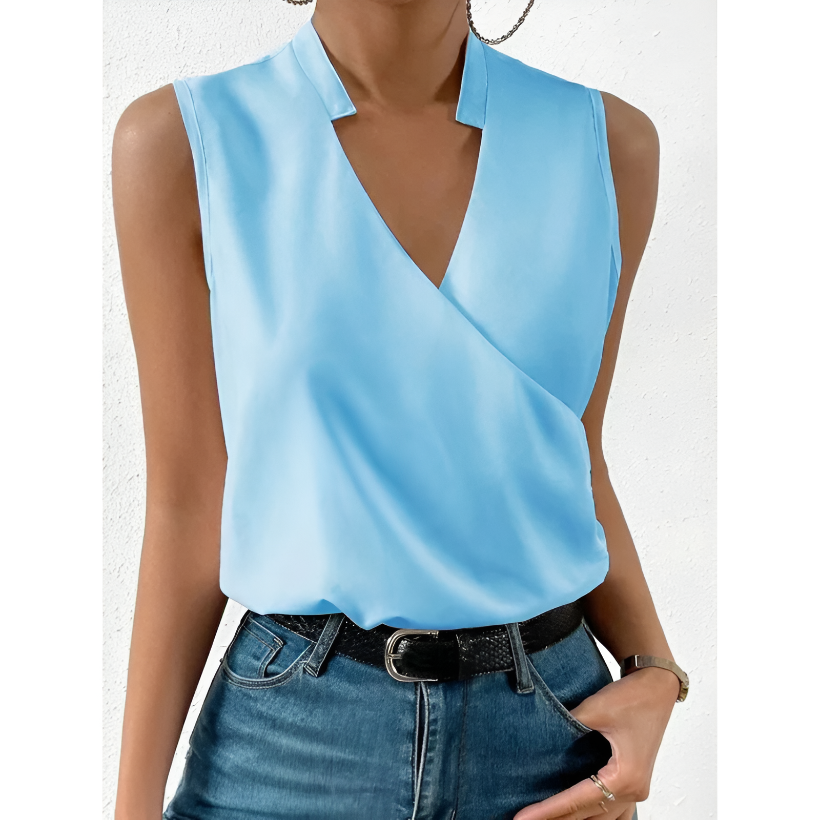 Dames Top - Mouwloos - Luchtig - Elegant