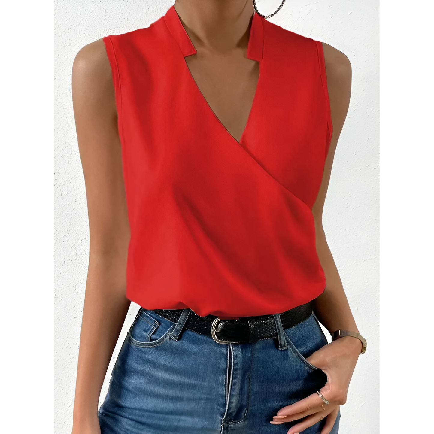 Dames Top - Mouwloos - Luchtig - Elegant