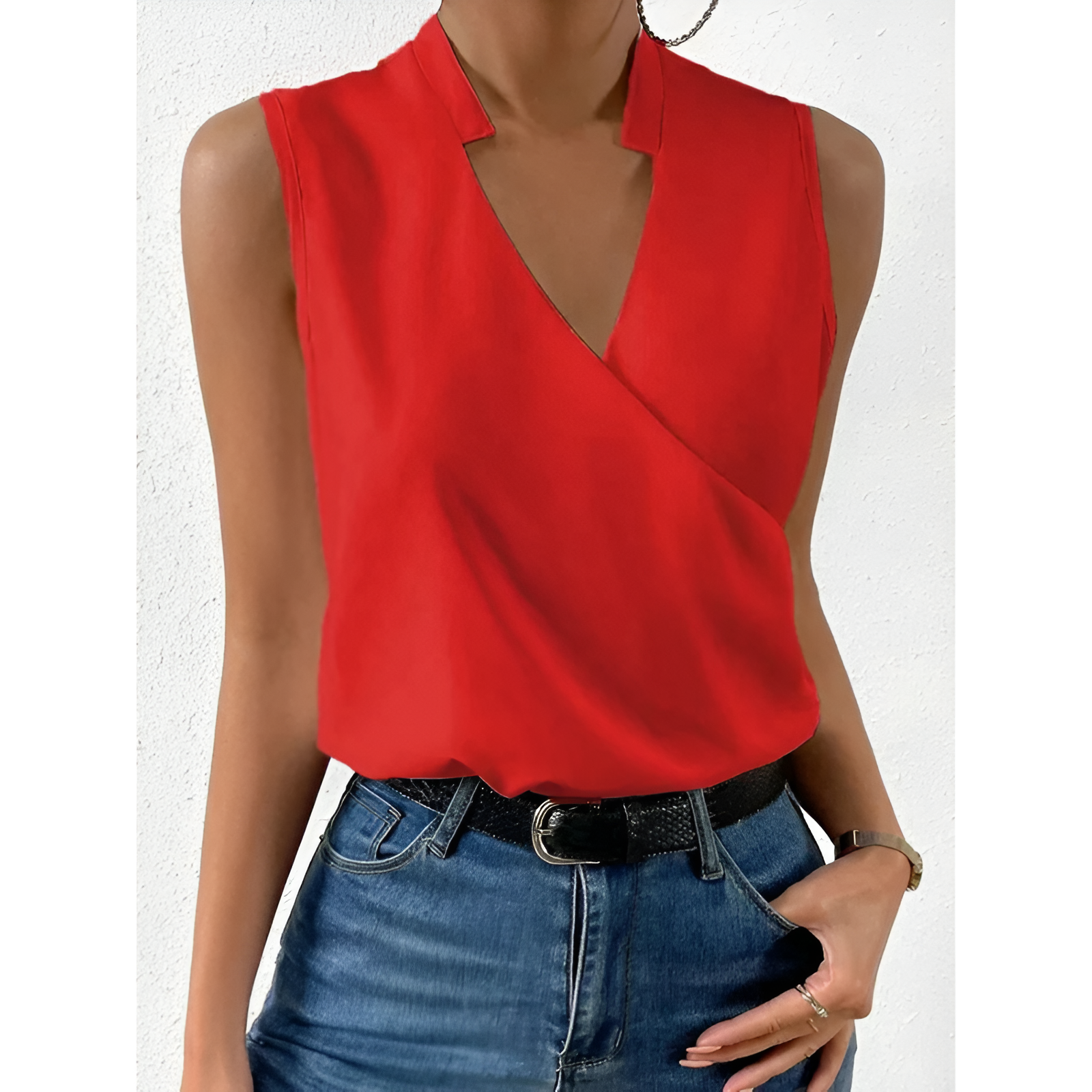 Dames Top - Mouwloos - Luchtig - Elegant