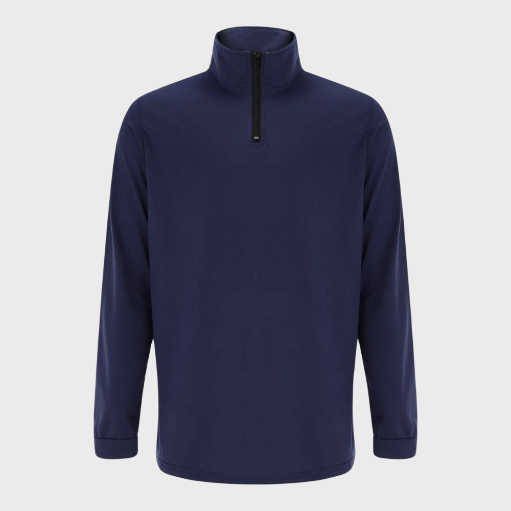 Heren Halve Rits Lange Mouwen Pullover