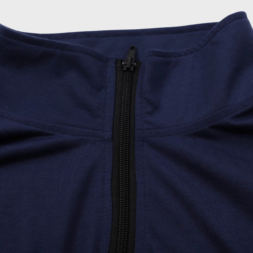 Heren Halve Rits Lange Mouwen Pullover
