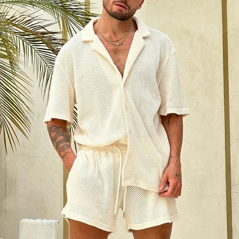 Heren Set met Korte Mouwen | Kleding voor Zomer | Noah-3