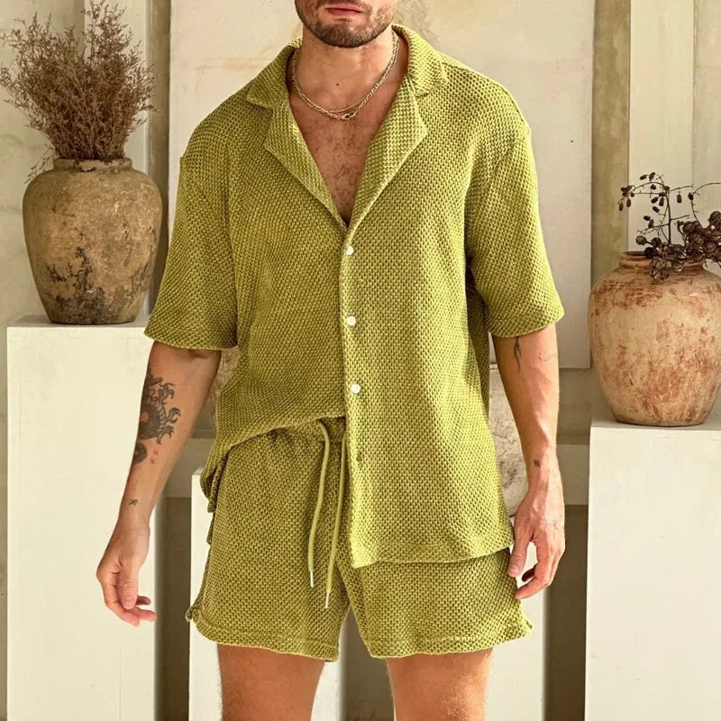 Variant image for Heren Set met Korte Mouwen | Kleding voor Zomer | Noah-13