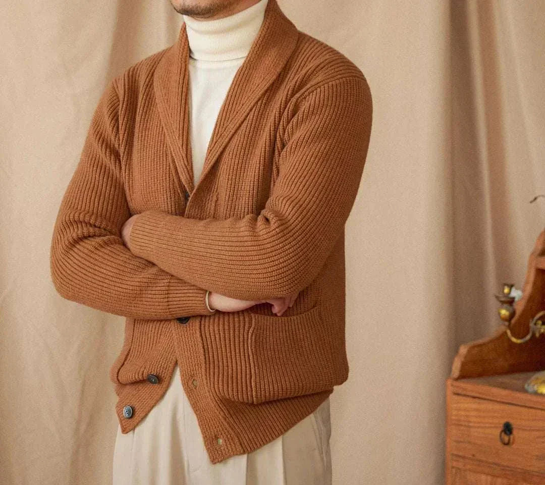 Herfstvest van vintage materialen