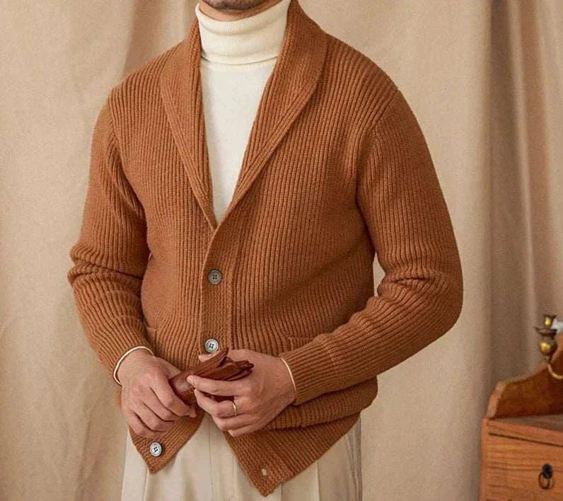 Herfstvest van vintage materialen