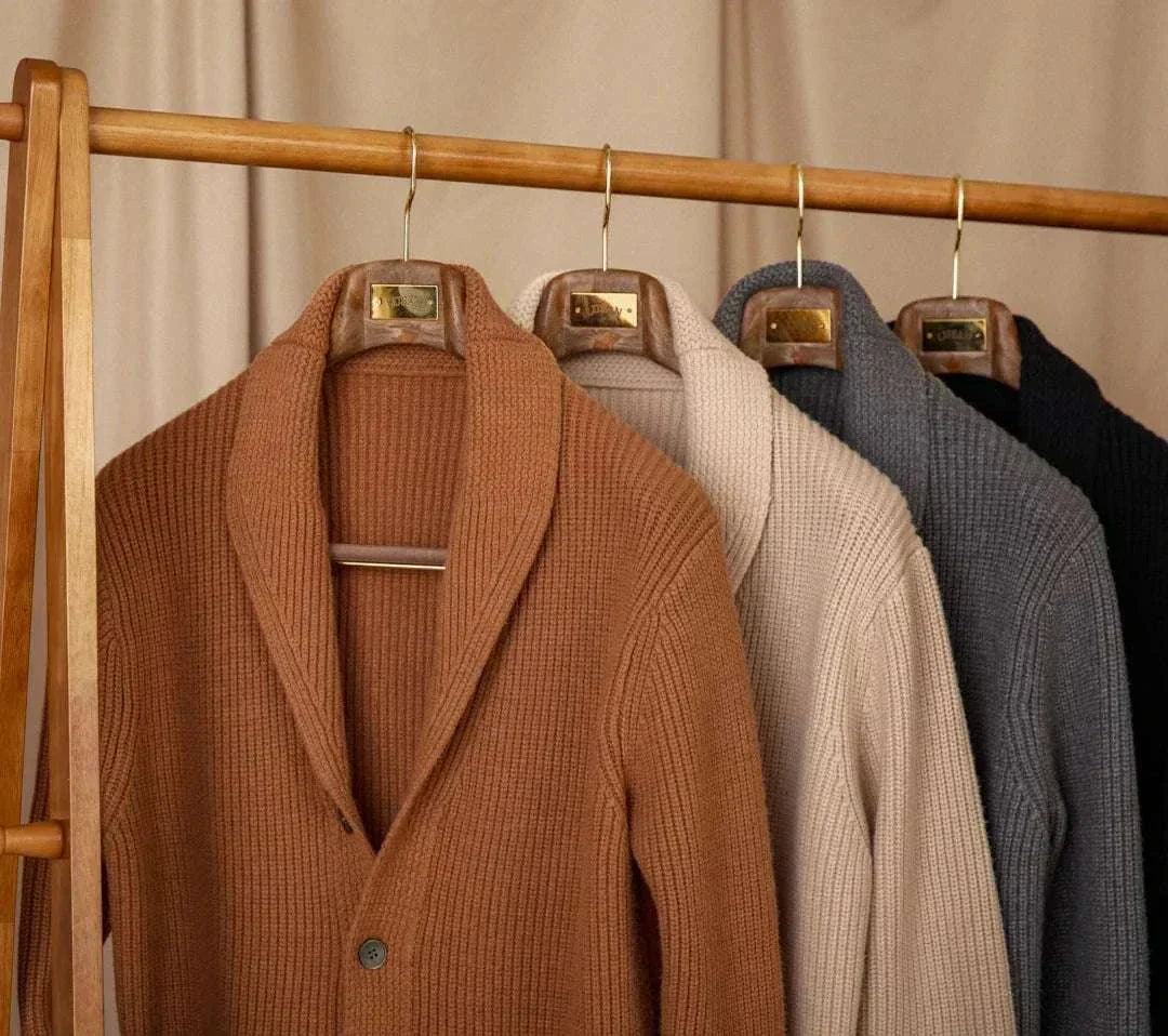 Herfstvest van vintage materialen