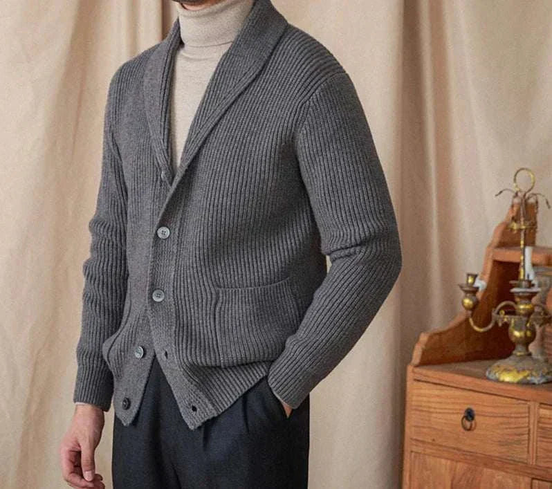 Herfstvest van vintage materialen