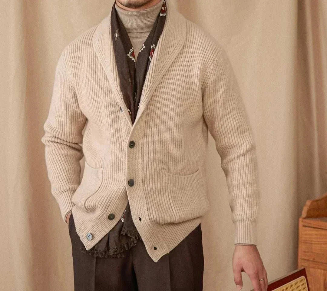Herfstvest van vintage materialen