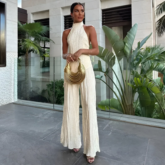 Variant image for Elegante Asymmetrische Jumpsuit Zwart-1