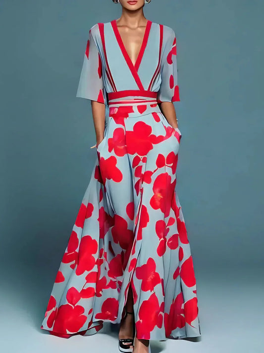 Elegante Maxi Jurk Dames Zomer-1