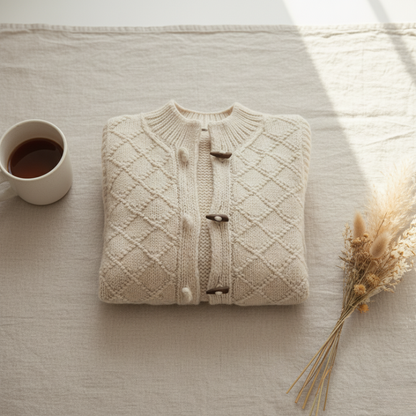 Dames Gebreid Wol Gilet | Mouwloos, Knoopsluiting, Warm, Casual Laagjeskleding