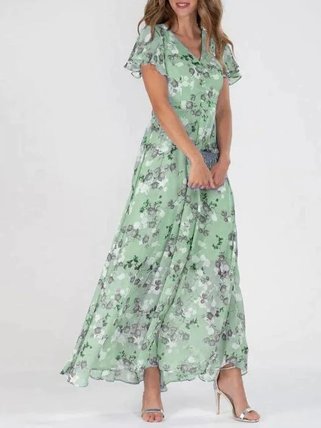 Variant image for Lange Zomerjurk Dames Maxi Jurk-11