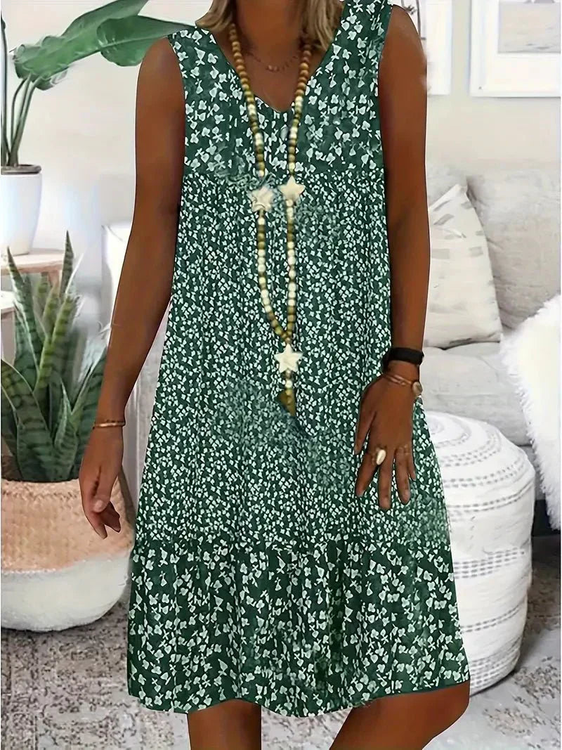 Variant image for Luchtige Zomerjurk Dames Bloemen-11