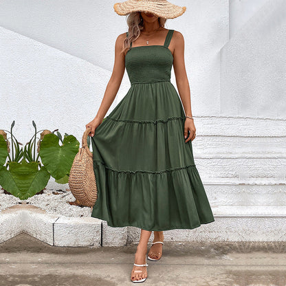 Variant image for Mouwloze Midi-jurk | Jurken Dames Lente/Zomer | Voor Elke Gelegenheid-5