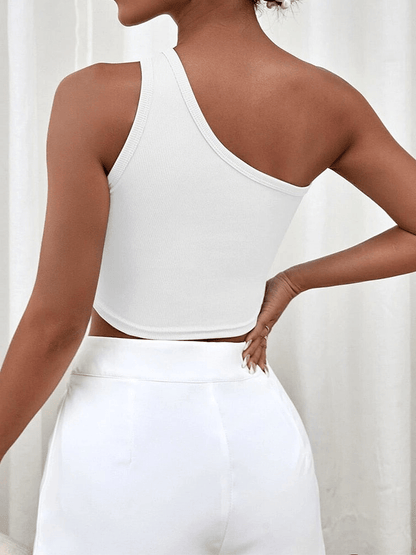 Naadloze Dames Crop Top Zwart-2