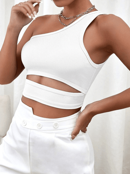 Naadloze Dames Crop Top Zwart-4