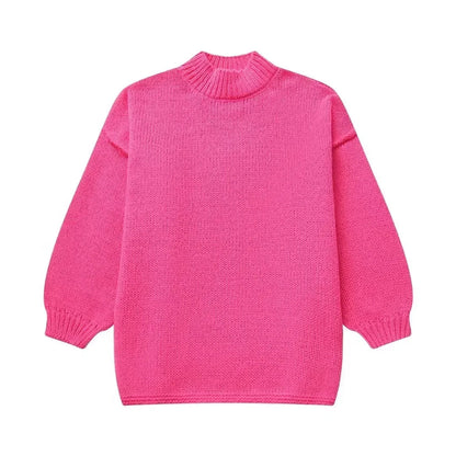 Oversized trui met pofmouwen – Comfort en elegantie