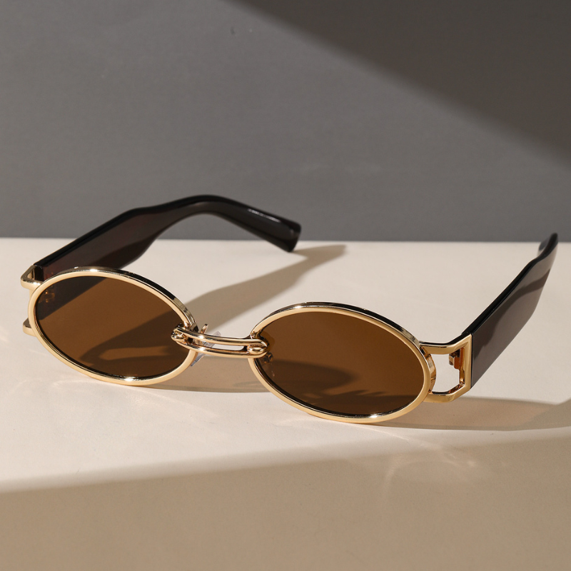 Variant image for Retro Gouden Zonnebril Dames UV400-2
