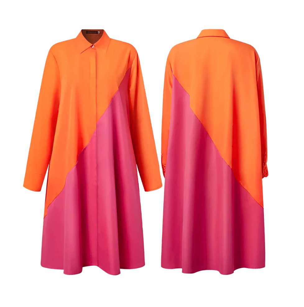 Variant image for Shirt Blouse Jurk | Jurken Dames voor Werk en Vrije Tijd | Anna-25