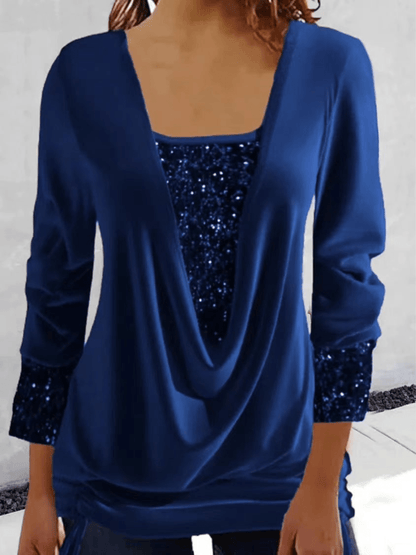 Variant image for Sprankelende Pailletten Top Dames-57