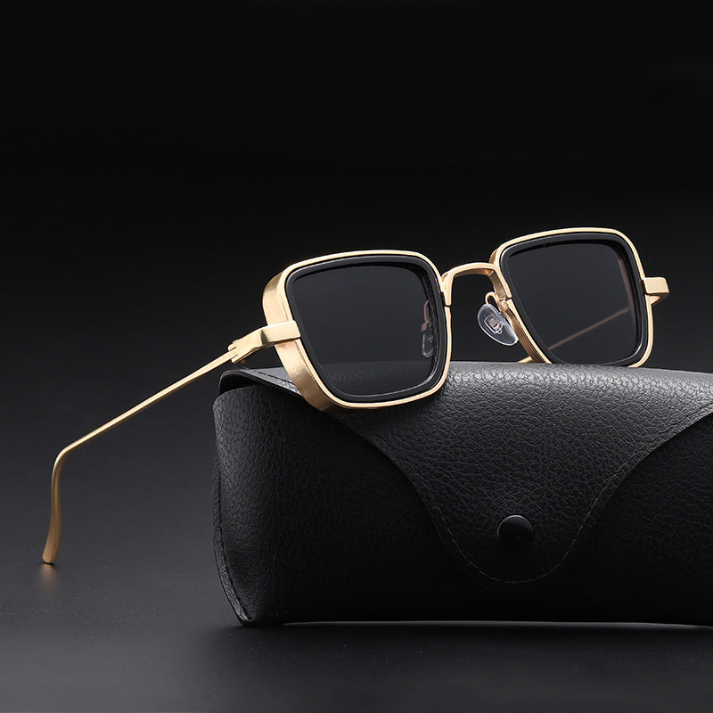 Heren Zonnebril – Uniek Design – Polarized Vision – Steampunk Elementen

