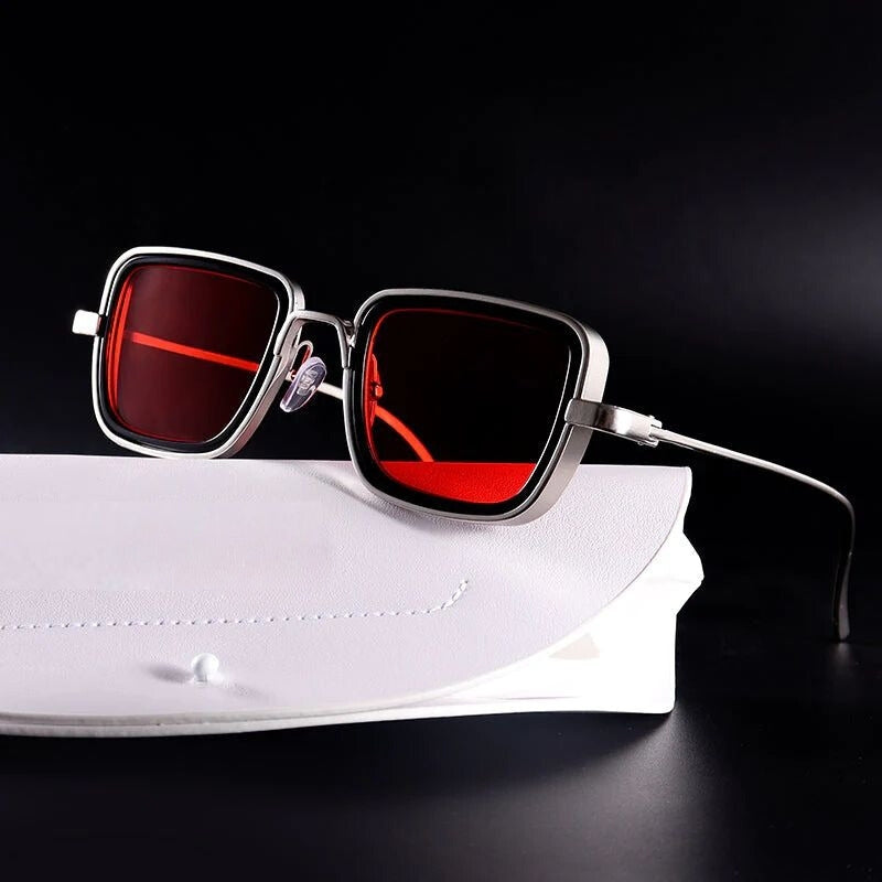 Heren Zonnebril – Uniek Design – Polarized Vision – Steampunk Elementen

