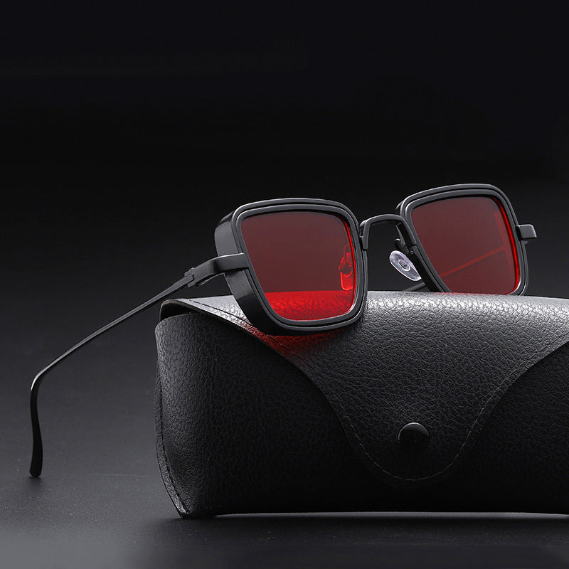 Heren Zonnebril – Uniek Design – Polarized Vision – Steampunk Elementen

