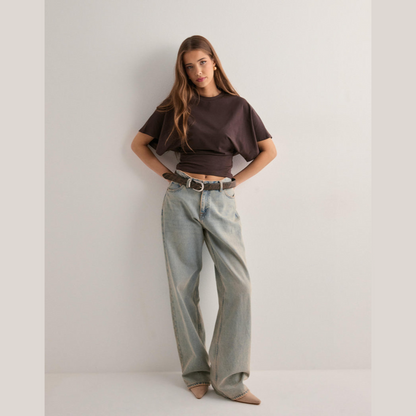 T-shirt met Wijde Mouwen | Damesmode voor Elke Gelegenheid | Amaya
