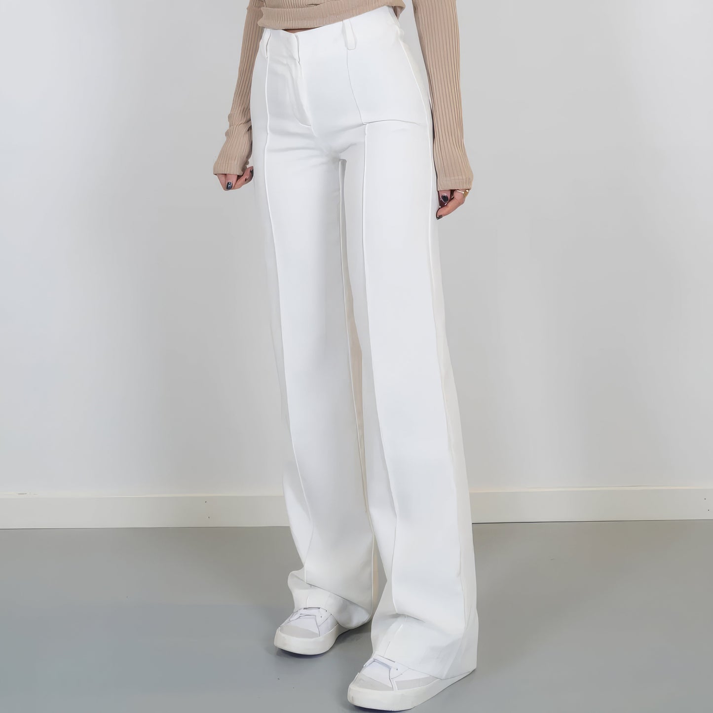 Dames Broek - Wijdere Pasvorm - Tijdloos Ontwerp - Hoogwaardig Materiaal