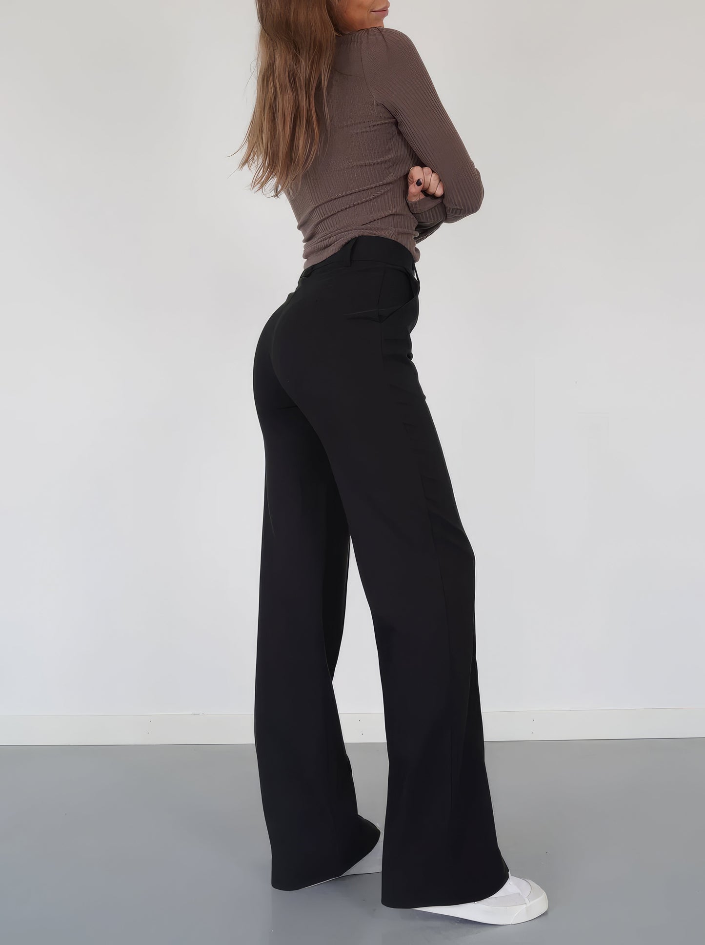Dames Broek - Wijdere Pasvorm - Tijdloos Ontwerp - Hoogwaardig Materiaal