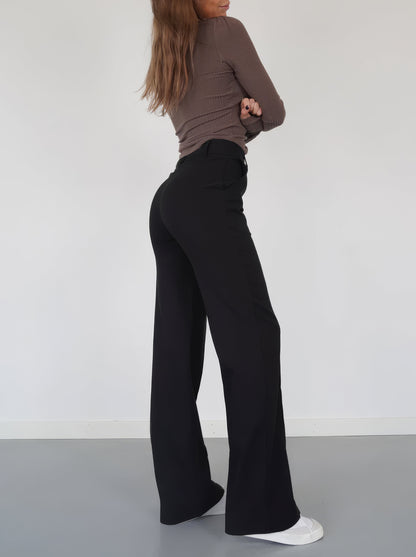 Dames Broek - Wijdere Pasvorm - Tijdloos Ontwerp - Hoogwaardig Materiaal