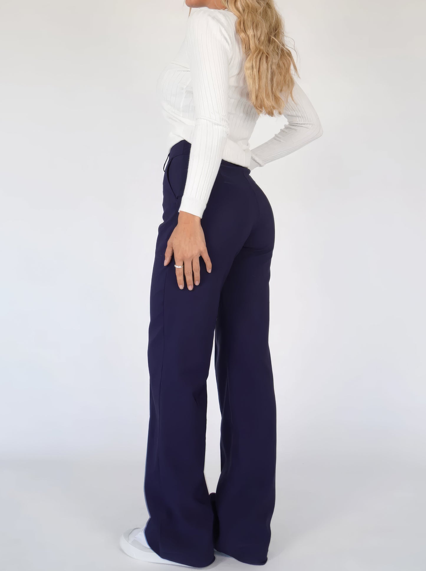 Dames Broek - Wijdere Pasvorm - Tijdloos Ontwerp - Hoogwaardig Materiaal