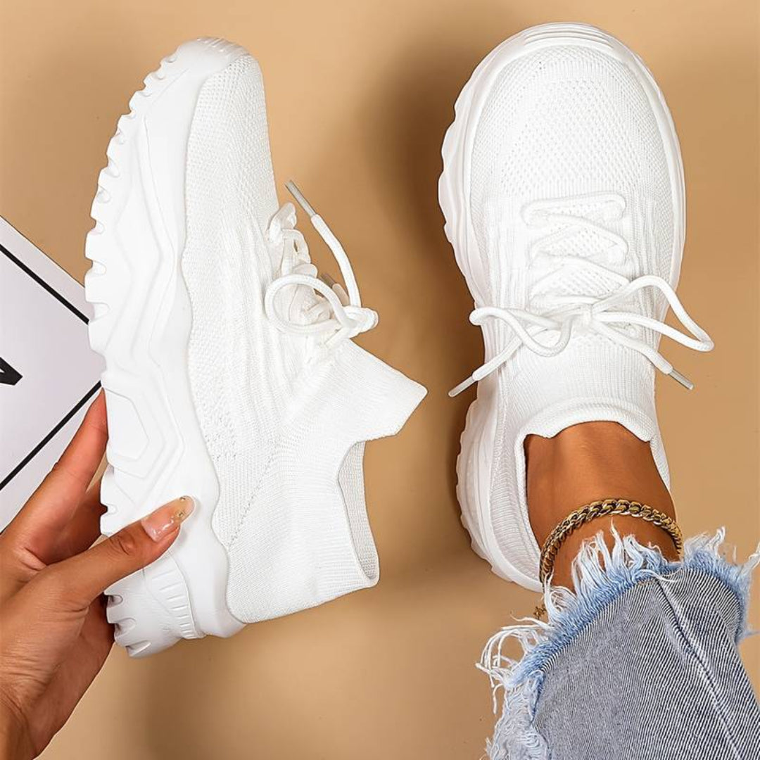 Witte Sneakers Dames Voor Comfort-1